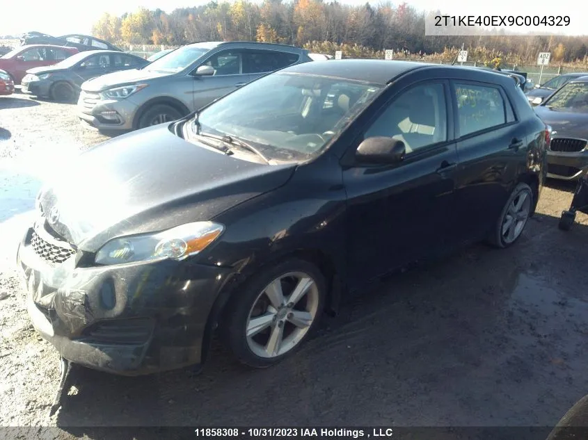 2009 Toyota Matrix Xr VIN: 2T1KE40EX9C004329 Lot: 11858308