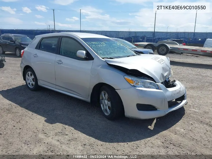 2T1KE40E69C010550 2009 Toyota Corolla Matrix S