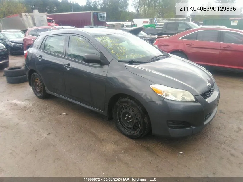 2T1KU40E39C129336 2009 Toyota Matrix