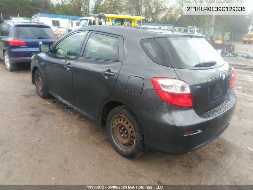 2T1KU40E39C129336 2009 Toyota Matrix