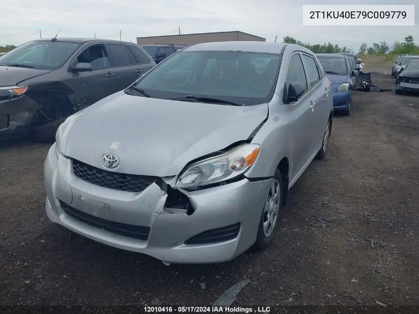 2009 Toyota Matrix Wagon VIN: 2T1KU40E79C009779 Lot: 12010416