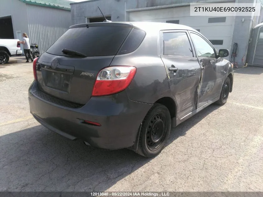 2009 Toyota Matrix VIN: 2T1KU40E69C092525 Lot: 12013040