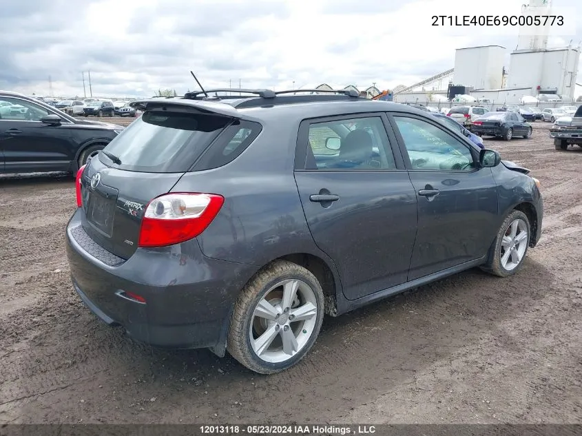 2009 Toyota Matrix S VIN: 2T1LE40E69C005773 Lot: 12013118