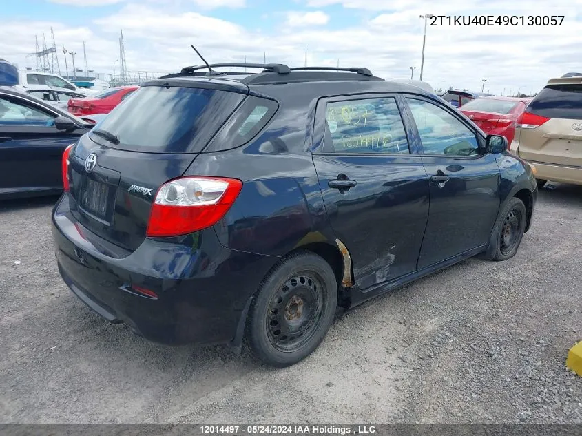 2009 Toyota Corolla Matrix VIN: 2T1KU40E49C130057 Lot: 12014497