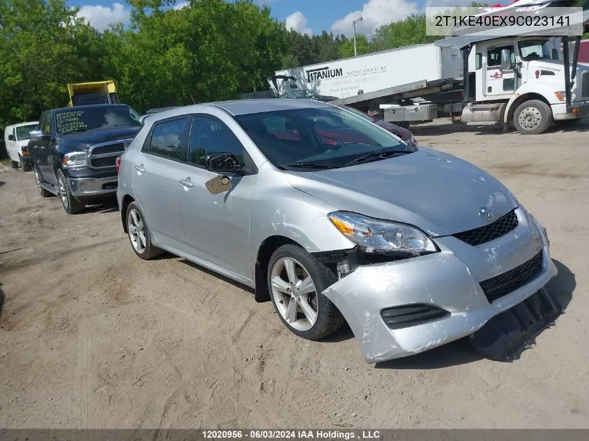 2009 Toyota Corolla Matrix S VIN: 2T1KE40EX9C023141 Lot: 12020956