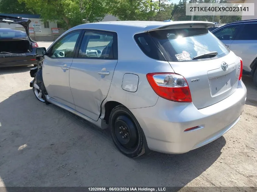 2009 Toyota Corolla Matrix S VIN: 2T1KE40EX9C023141 Lot: 12020956