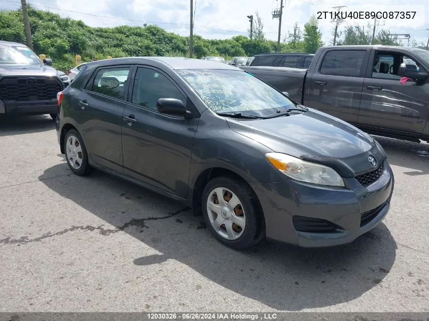 2T1KU40E89C087357 2009 Toyota Matrix