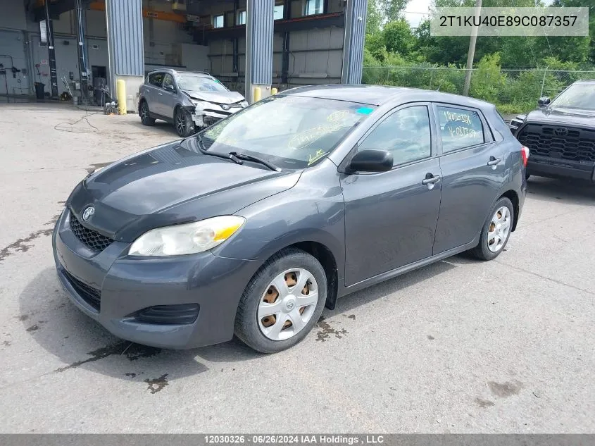 2T1KU40E89C087357 2009 Toyota Matrix