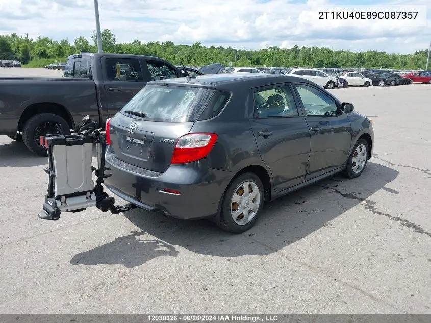 2T1KU40E89C087357 2009 Toyota Matrix