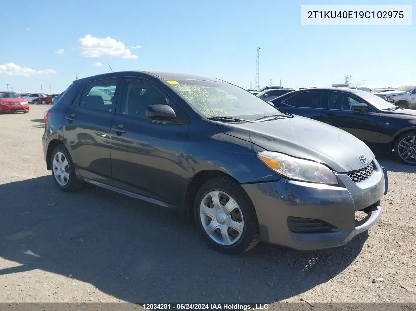 2T1KU40E19C102975 2009 Toyota Matrix