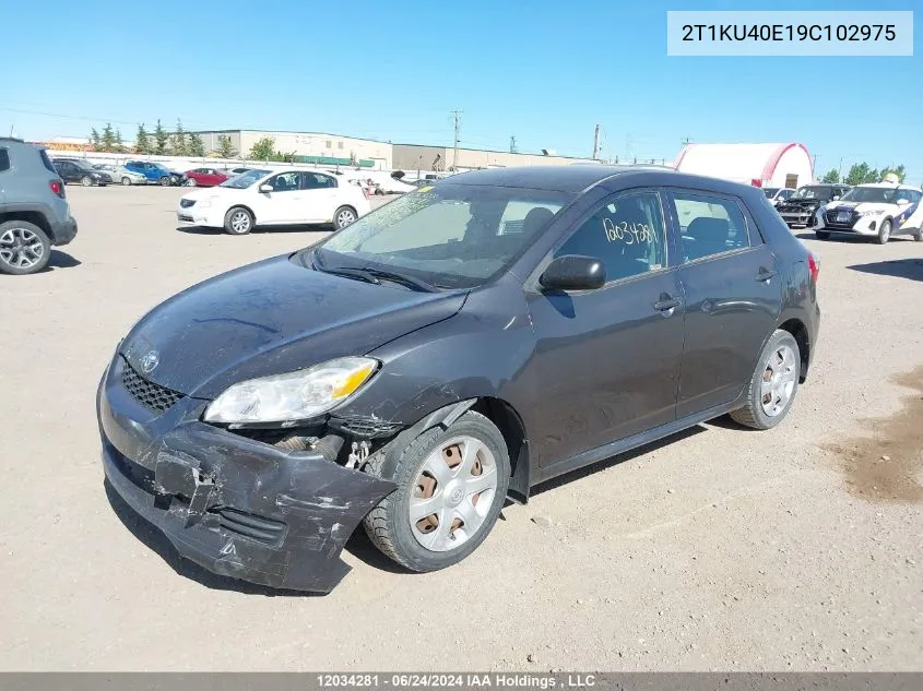 2T1KU40E19C102975 2009 Toyota Matrix