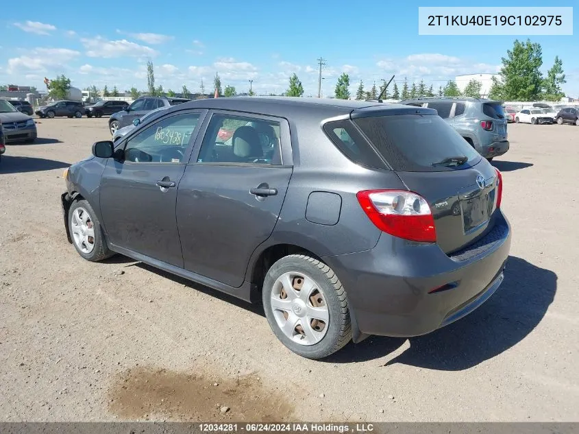 2T1KU40E19C102975 2009 Toyota Matrix