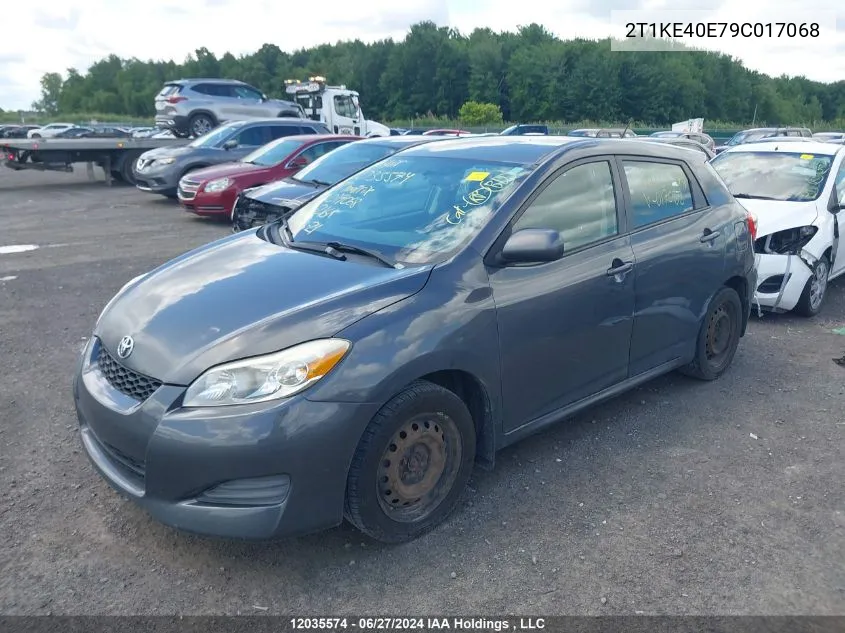 2009 Toyota Matrix Xr VIN: 2T1KE40E79C017068 Lot: 12035574