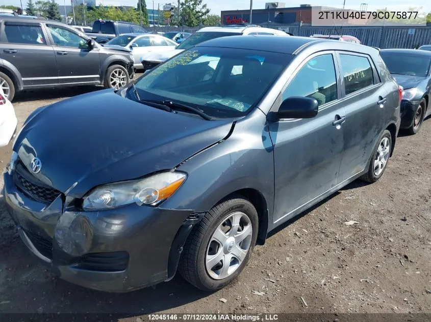 2009 Toyota Matrix Wagon VIN: 2T1KU40E79C075877 Lot: 12045146