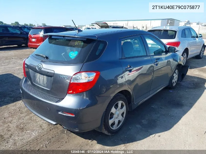 2009 Toyota Matrix Wagon VIN: 2T1KU40E79C075877 Lot: 12045146