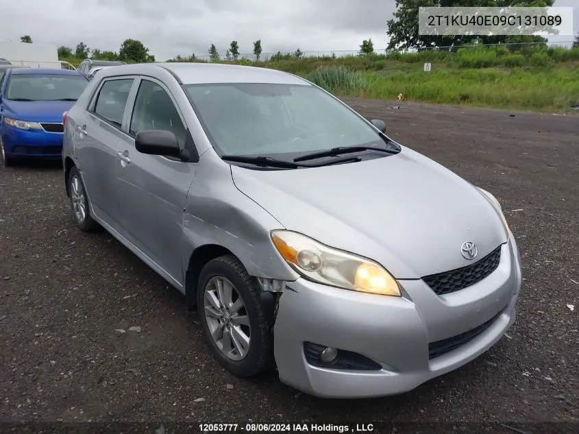 2009 Toyota Matrix VIN: 2T1KU40E09C131089 Lot: 12053777