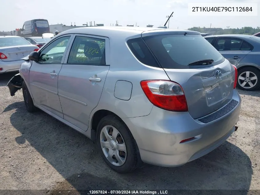 2009 Toyota Matrix VIN: 2T1KU40E79C112684 Lot: 12057824