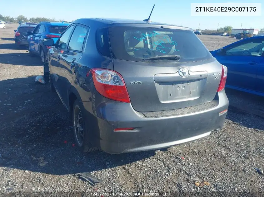 2T1KE40E29C007175 2009 Toyota Matrix Xr