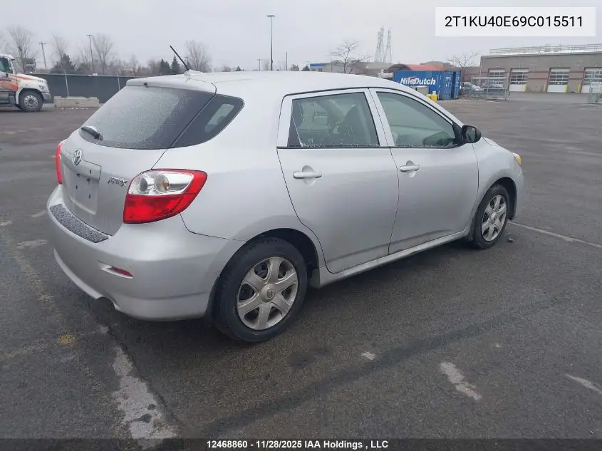 2T1KU40E69C015511 2009 Toyota Corolla Matrix