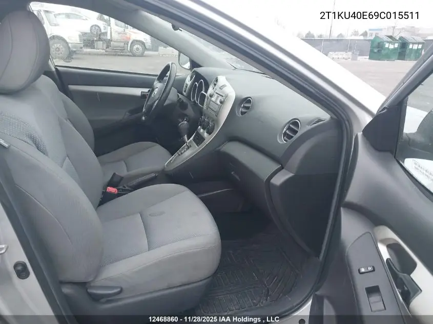 2T1KU40E69C015511 2009 Toyota Corolla Matrix