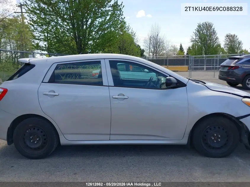 2009 Toyota Matrix VIN: 2T1KU40E69C088328 Lot: 12612862x