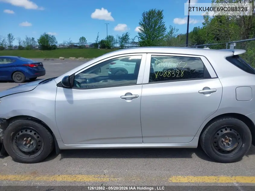2009 Toyota Matrix VIN: 2T1KU40E69C088328 Lot: 12612862x
