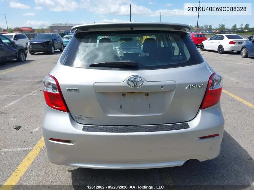 2009 Toyota Matrix VIN: 2T1KU40E69C088328 Lot: 12612862x