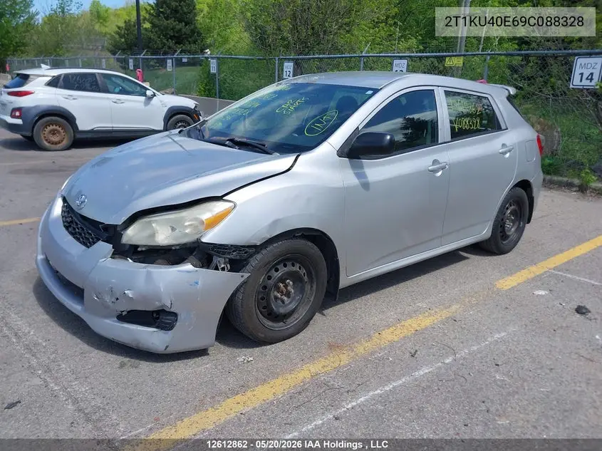 2009 Toyota Matrix VIN: 2T1KU40E69C088328 Lot: 12612862x