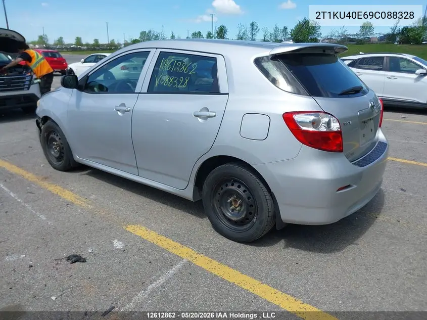 2009 Toyota Matrix VIN: 2T1KU40E69C088328 Lot: 12612862x