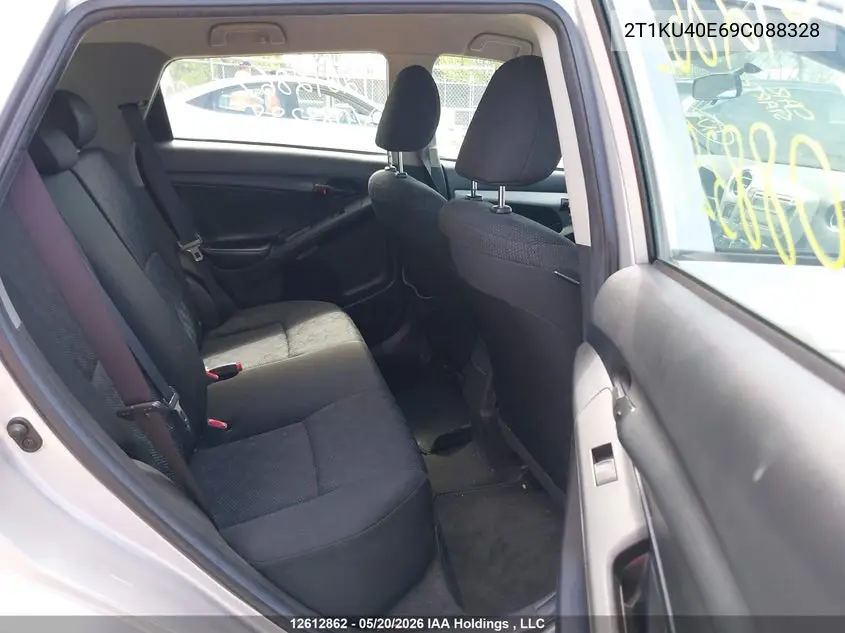 2009 Toyota Matrix VIN: 2T1KU40E69C088328 Lot: 12612862x
