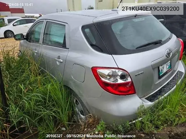 2T1KU40EX9C039200 2009 Toyota Matrix