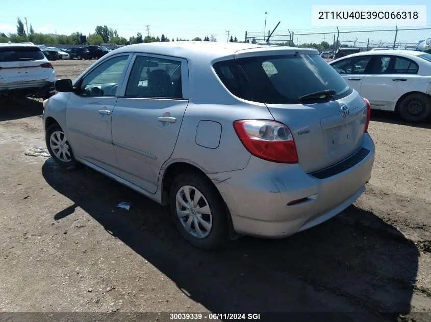 2T1KU40E39C066318 2009 Toyota Corolla Matrix