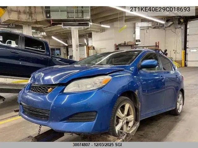 2T1KE40E29C018693 2009 Toyota Corolla Matrix S