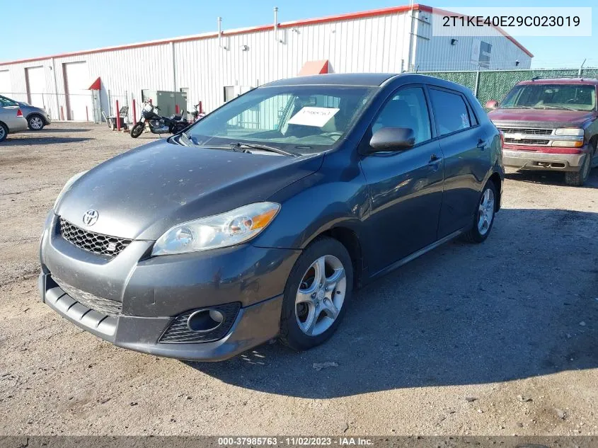 2009 Toyota Matrix S VIN: 2T1KE40E29C023019 Lot: 37985763