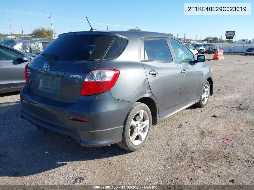 2T1KE40E29C023019 2009 Toyota Matrix S