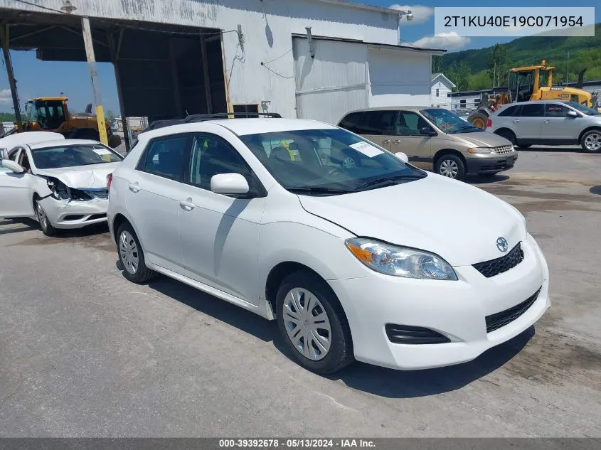 2T1KU40E19C071954 2009 Toyota Matrix