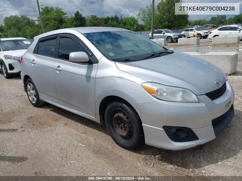 2009 Toyota Matrix S VIN: 2T1KE40E79C004238 Lot: 39410790