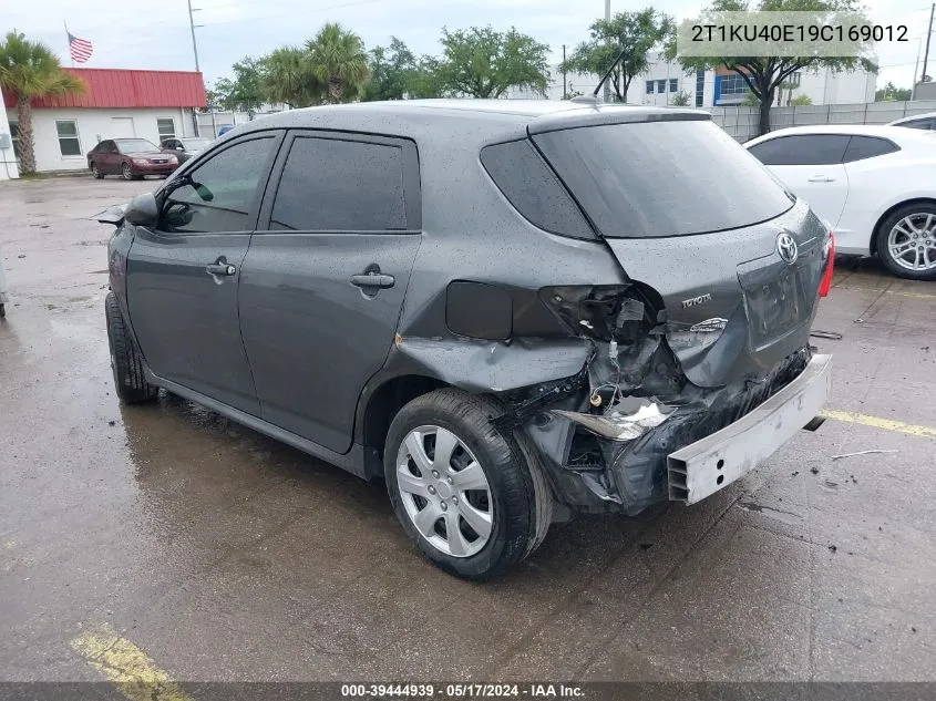 2T1KU40E19C169012 2009 Toyota Matrix