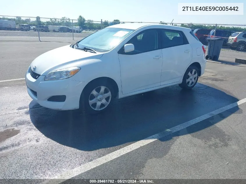 2T1LE40E59C005442 2009 Toyota Matrix S