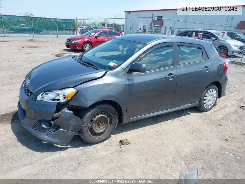 2T1LE40E29C010243 2009 Toyota Matrix S