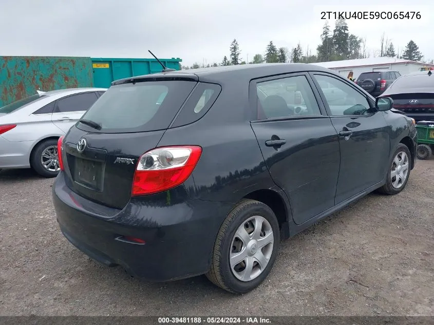 2T1KU40E59C065476 2009 Toyota Matrix