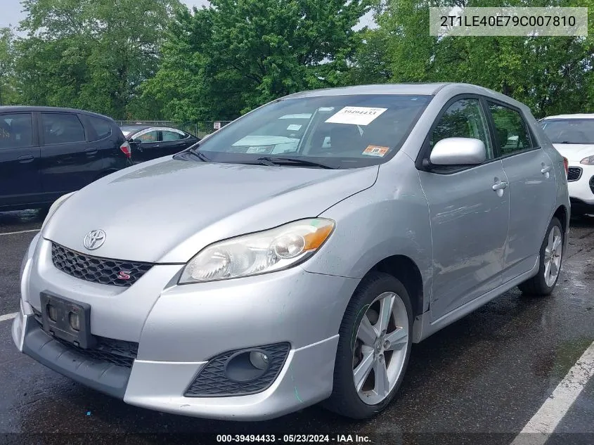 2009 Toyota Matrix S VIN: 2T1LE40E79C007810 Lot: 39494433