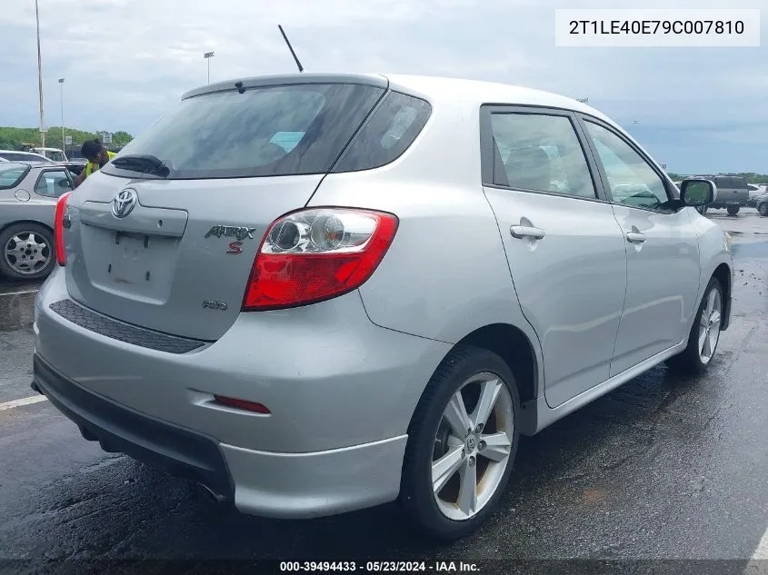 2T1LE40E79C007810 2009 Toyota Matrix S