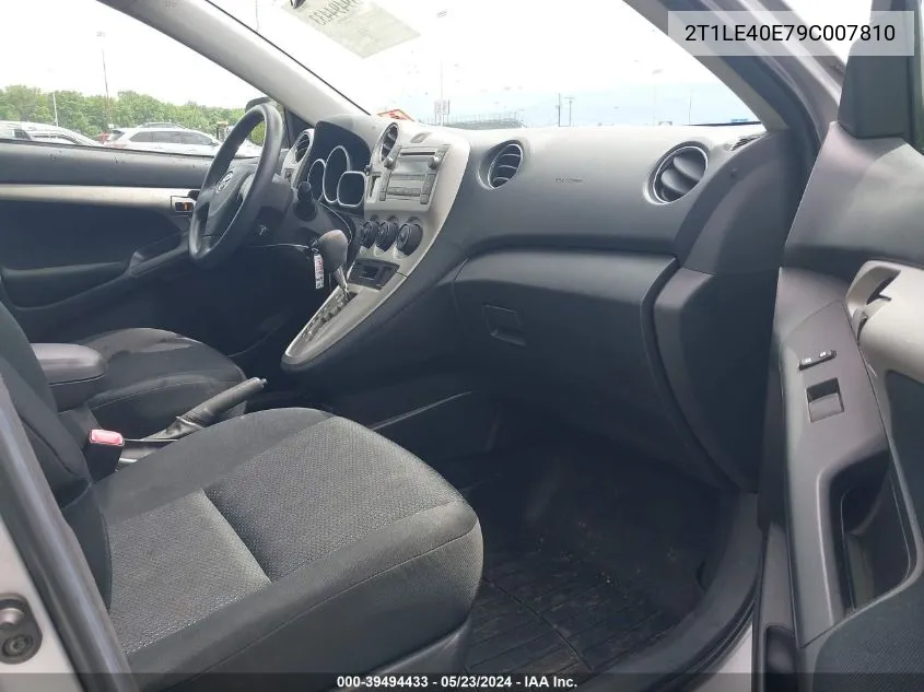 2T1LE40E79C007810 2009 Toyota Matrix S