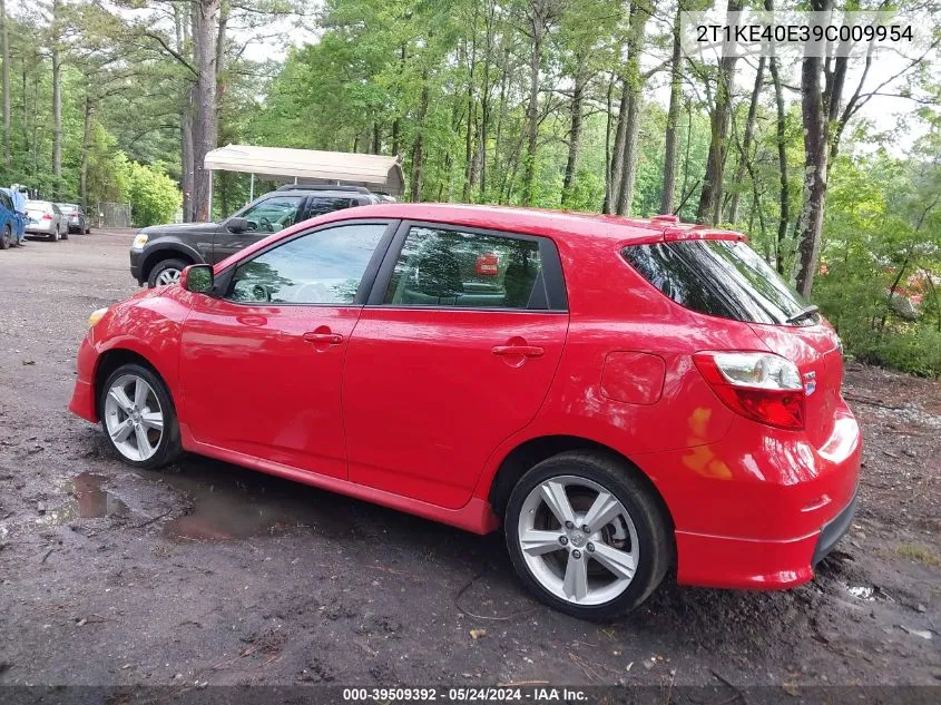 2T1KE40E39C009954 2009 Toyota Matrix S