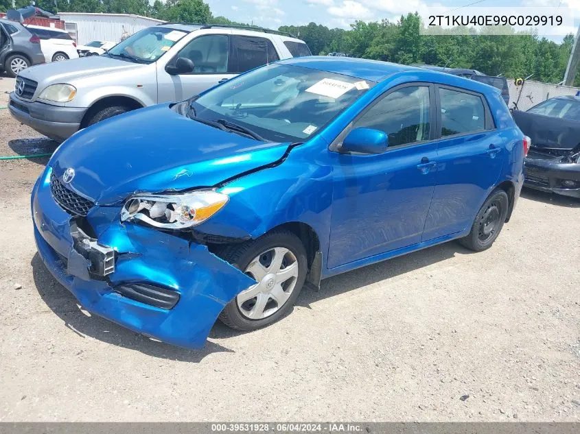 2T1KU40E99C029919 2009 Toyota Matrix