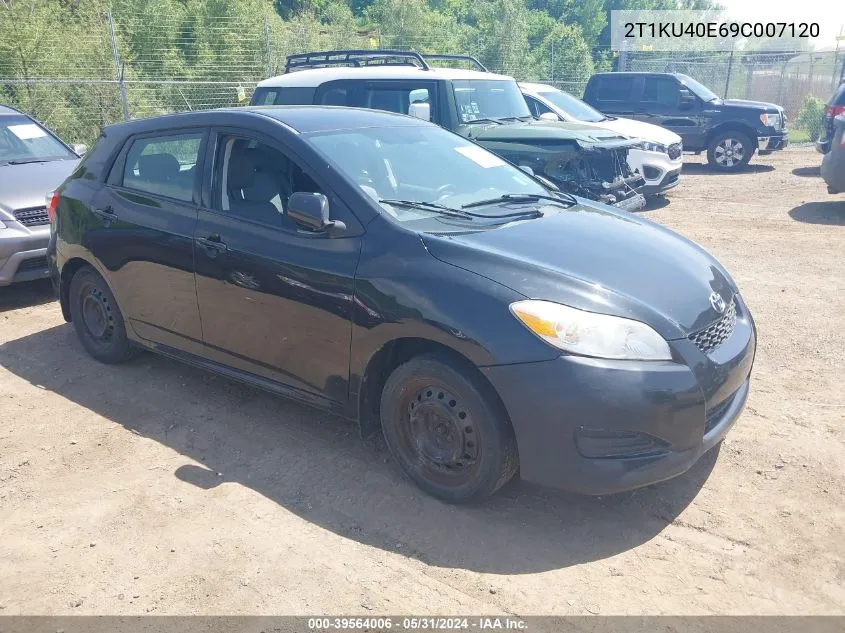 2009 Toyota Matrix VIN: 2T1KU40E69C007120 Lot: 39564006