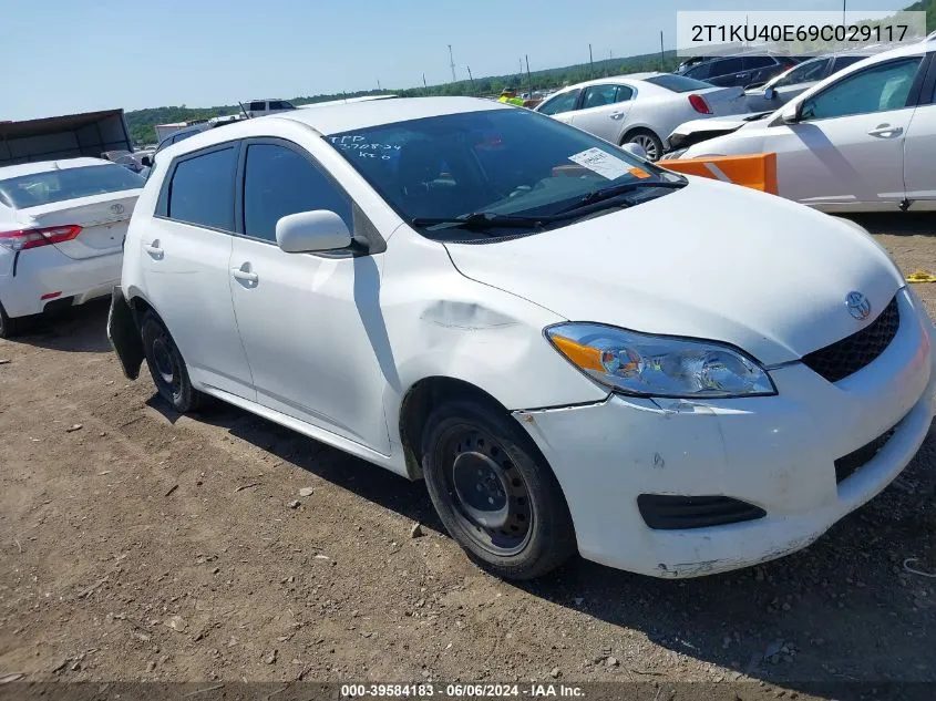 2009 Toyota Matrix VIN: 2T1KU40E69C029117 Lot: 39584183