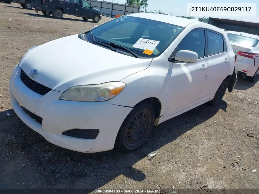 2T1KU40E69C029117 2009 Toyota Matrix