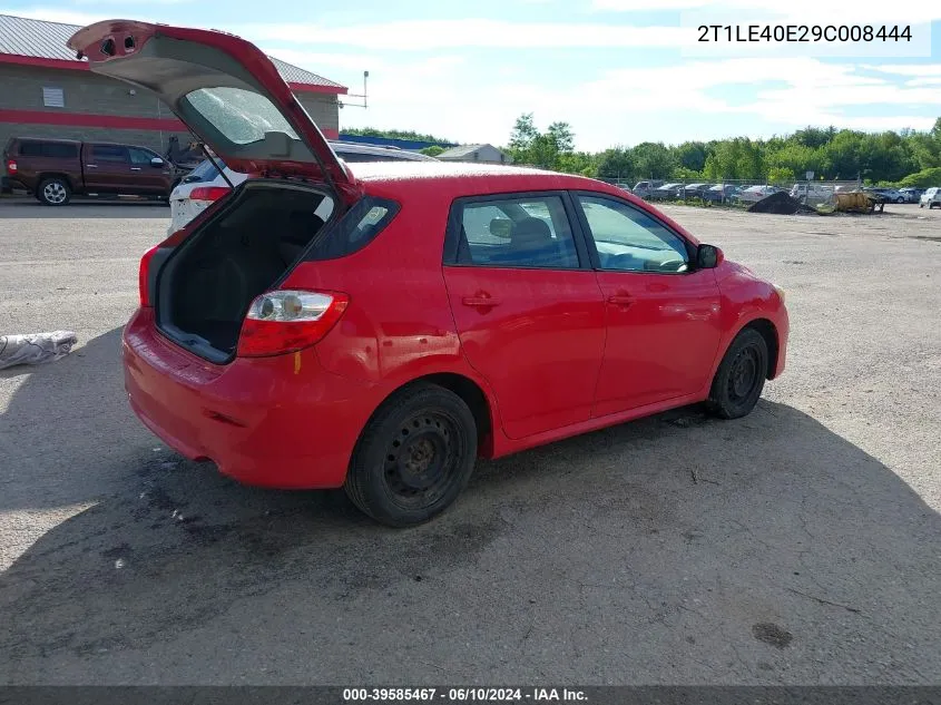 2T1LE40E29C008444 2009 Toyota Matrix S